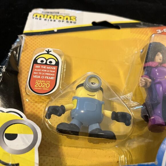 Imaginext Minions The Rise Of Gru Stuart& Belle Bottom Figurines 2019 New Sealed - Picture 8 of 9